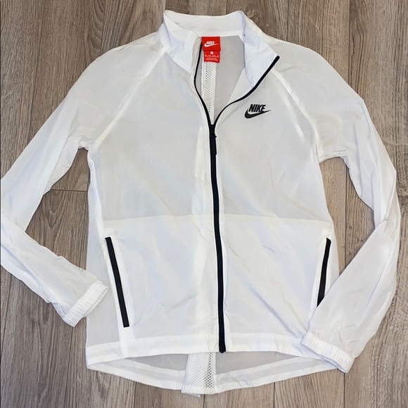 Nike Jackets & Blazers - NWOT white Nike windbreaker jacket